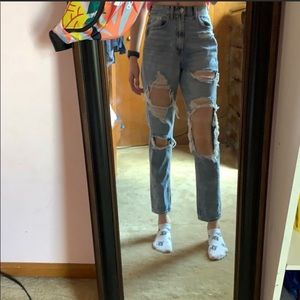 Mom jeans WORN ONCE